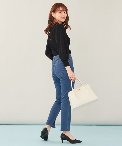 ANY SIS(エニィスィス)の「【美人百花4月号掲載】ビューティースリムデニム パンツ(その他パンツ・レディース・ダルブルー系/サックスブルー系・2/3/1)」の13枚目の写真