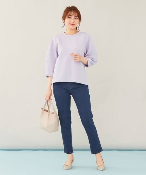 ANY SIS(エニィスィス)の「【美人百花4月号掲載】ビューティースリムデニム パンツ(その他パンツ・レディース・ダルブルー系/サックスブルー系・2/3/1)」の11枚目の写真