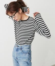 Auntie Rosa Holiday | カラークルーリブニットプルオーバー(ニット/セーター)