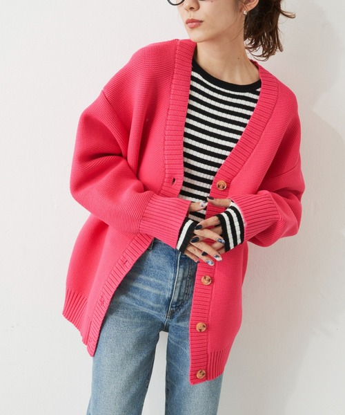 Auntie Rosa Holiday（アンティローザホリデー）の「カラークルーリブニットプルオーバー（ニット/セーター・レディース・ライトグリーン/ブラック/ブルー/ピンク・FREE）」の16枚目の写真