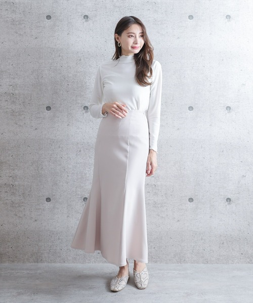 clear(クリア)の「ストレッチマーメイドスカート(スカート・レディース・ブラック/ピンク/オレンジ/ブルー/ライトグリーン/アイボリー/グリーン/ブラウン/ライトピンク/サックスブルー・S/M)」の21枚目の写真