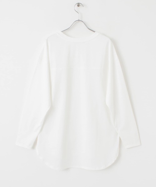URBAN RESEARCH（アーバンリサーチ）の「ヨーク切り替えロングTシャツ（Tシャツ/カットソー・レディース・オフホワイト・FREE）」の4枚目の写真