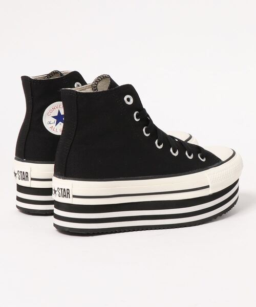 CONVERSE（コンバース）の「ハイカットスニーカー（スニーカー・レディース・ブラック・24.0cm）」の3枚目の写真