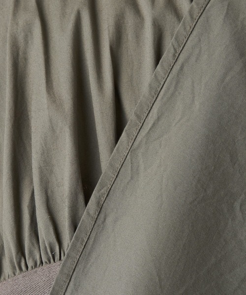 BEARDSLEY（ビアズリー）の「ギャザーハオリワンピース（ワンピース・レディース・カーキ/ダークグレー・FREE）」の18枚目の写真