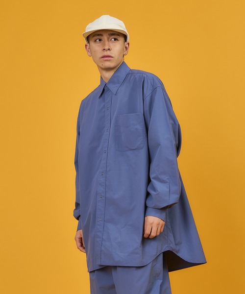 BURLAP OUTFITTER（バーラップアウトフィッター）の「L/S B.B. SHIRT SOLID  / ロングスリーブBB シャツ ソリッド（シャツ/ブラウス・メンズ・ブラック/オフホワイト/ダークグレー/サンドベージュ/オリーブドラブ/ブラウン/ブルー系その他/ベージュ系その他2/ブルー/ダークネイビー/グリーン系その他/クリーム/グレイッシュブルー/グレー系その他/ピンク系その他/ブラウン系2/ブルー系3/ピンク系3・SMALL/MEDIUM/LARGE/X-LARGE）」の16枚目の写真