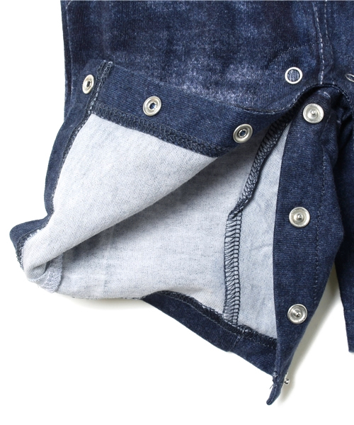 B:MING by BEAMS（ビーミングバイビームス）の「PEANUTS｜B:MING / ロンパース15SS（ロンパース・キッズ・インディゴブルー・70/80）」の7枚目の写真