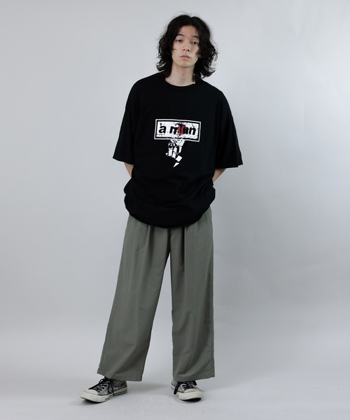 Iroquois（イロコイ）の「A MAN A BOY BIG T（Tシャツ/カットソー・メンズ・ブラック/ホワイト・1/2/3）」の9枚目の写真