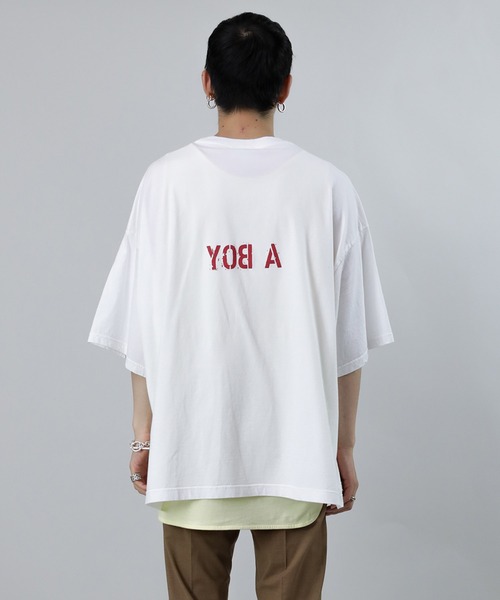 Iroquois（イロコイ）の「A MAN A BOY BIG T（Tシャツ/カットソー・メンズ・ブラック/ホワイト・1/2/3）」の4枚目の写真