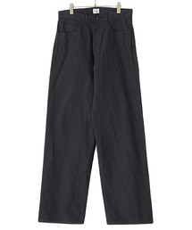 GOLD / ゴールド：COTTON / SILK NEP TWILL 5POCKET PANTS：22A-GL42271[MUS]