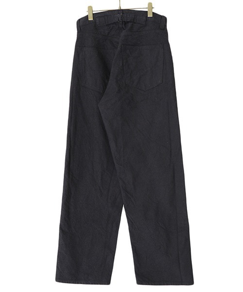 GOLD（ゴールド）の「GOLD / ゴールド：COTTON / SILK NEP TWILL 5POCKET PANTS：22A-GL42271[MUS]（デニムパンツ・メンズ・ブラック・L/S/M）」の3枚目の写真