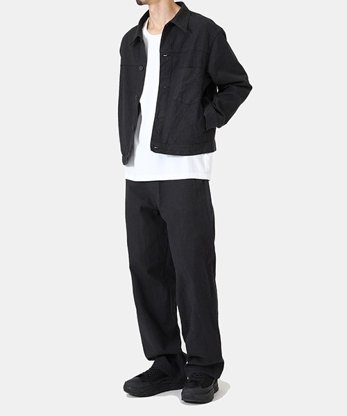 GOLD（ゴールド）の「GOLD / ゴールド：COTTON / SILK NEP TWILL 5POCKET PANTS：22A-GL42271[MUS]（デニムパンツ・メンズ・ブラック・L/S/M）」の10枚目の写真