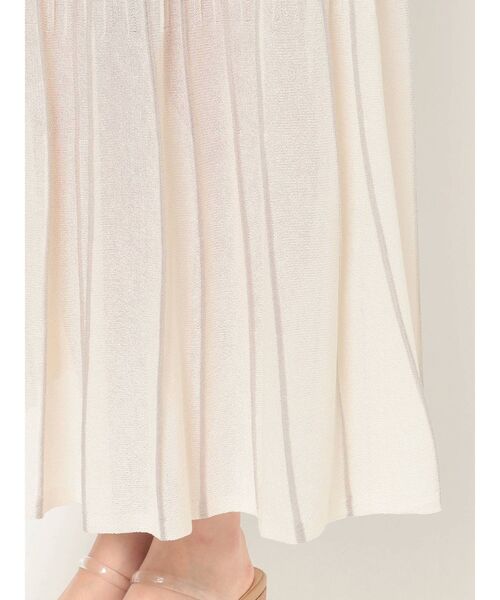 dazzlin（ダズリン）の「グリッターニットシアースカート（スカート・レディース・パープル/ブラウン/オフホワイト・FREE）」の17枚目の写真