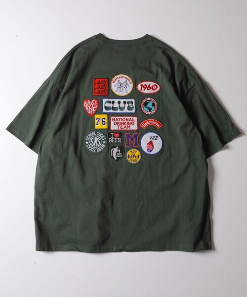 【コラボ品】ケボズ×フリークスストア ゲームシャツ ビックロゴ ワッペン 刺繍 コラボ品】ケボズ×フリークスストア ゲームシャツ ビックロゴ