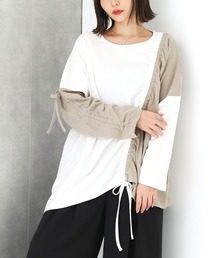 osharewalker | 『ドロストアシメ配色カットソー』(Tシャツ/カットソー)