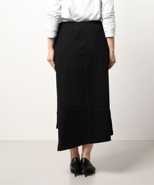 nude:masahiko maruyama（ヌードマサヒコマルヤマ）の「nude:masahiko maruyama/ヌード マサヒコマルヤ/別注カットスカート（スカート・レディース・ブラック・0/1）」の3枚目の写真