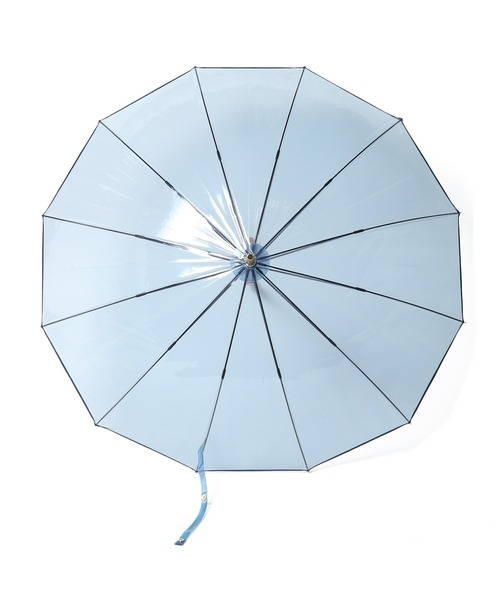 ESTNATION（エストネーション）の「TRADITIONAL WEATHER WEAR / "BAMBO CLEAR" 長傘（長傘・レディース・ライトブルー/ブラウン/オフホワイト・FREE）」の6枚目の写真
