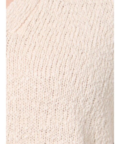 Ungrid（アングリッド）の「スラブ襟ニットベスト（ベスト・レディース・チャコールグレー/アイボリー・FREE）」の16枚目の写真