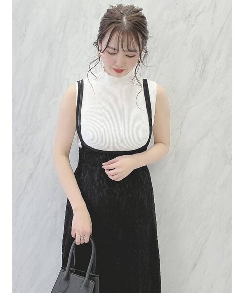 dazzlin（ダズリン）の「タイトリブノースリニット（ニット/セーター・レディース・オフホワイト/グレー/グリーン/ブルー/その他1/モカ・FREE）」の12枚目の写真