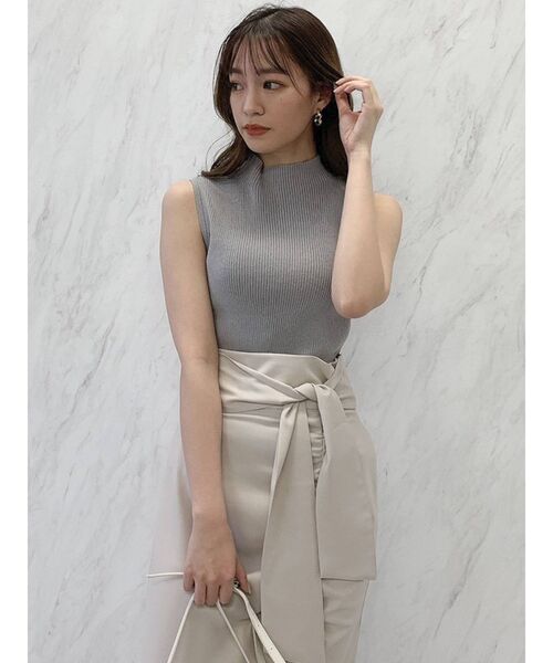 dazzlin（ダズリン）の「タイトリブノースリニット（ニット/セーター・レディース・オフホワイト/グレー/グリーン/ブルー/その他1/モカ・FREE）」の18枚目の写真