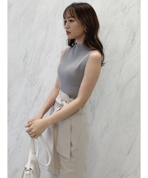 dazzlin（ダズリン）の「タイトリブノースリニット（ニット/セーター・レディース・オフホワイト/グレー/グリーン/ブルー/その他1/モカ・FREE）」の19枚目の写真