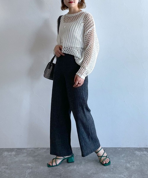 PAGEBOY（ページボーイ）の「マルチストラップサンダル（サンダル・レディース・ブラック/シルバー/グリーン・MEDIUM/LARGE）」の12枚目の写真