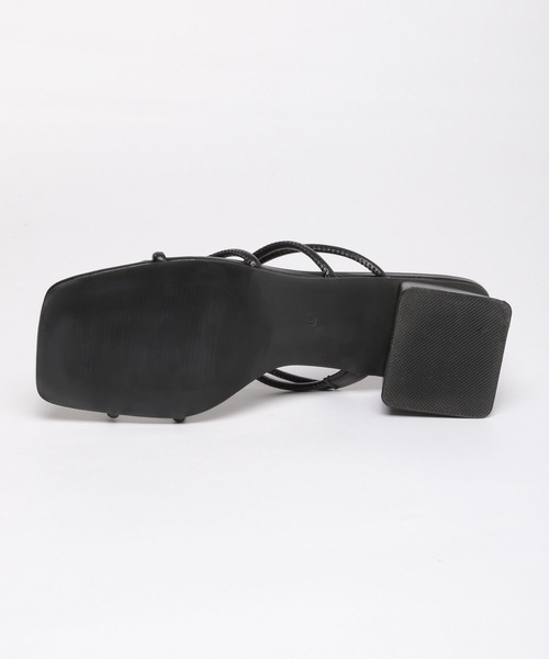 PAGEBOY（ページボーイ）の「マルチストラップサンダル（サンダル・レディース・ブラック/シルバー/グリーン・MEDIUM/LARGE）」の18枚目の写真