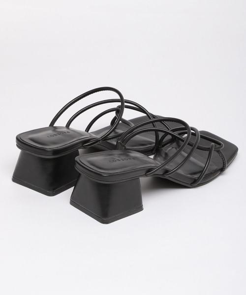 PAGEBOY（ページボーイ）の「マルチストラップサンダル（サンダル・レディース・ブラック/シルバー/グリーン・MEDIUM/LARGE）」の19枚目の写真