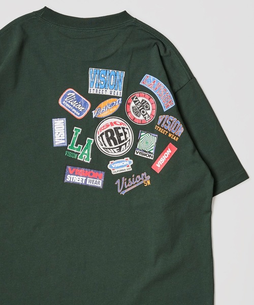 VISION STREET WEAR(ヴィジョンストリートウェア)の「【VISION STREET WEAR】刺繍 グラフィックプリントTシャツ(Tシャツ/カットソー・レディース・グレー系2/ライトグリーン系2/マスタード/ホワイト系2/ブルー/ライトグリーン系1/ホワイト系3/パープル系2/グレー系3/パープル系1/ホワイト系1/グレー系1/グレー系4/ライトグリーン系3/イエロー系1/ホワイト系4・LARGE/MEDIUM/X-LARGE)」の11枚目の写真