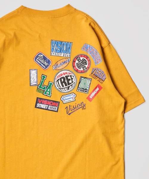 VISION STREET WEAR(ヴィジョンストリートウェア)の「【VISION STREET WEAR】刺繍 グラフィックプリントTシャツ(Tシャツ/カットソー・レディース・グレー系2/ライトグリーン系2/マスタード/ホワイト系2/ブルー/ライトグリーン系1/ホワイト系3/パープル系2/グレー系3/パープル系1/ホワイト系1/グレー系1/グレー系4/ライトグリーン系3/イエロー系1/ホワイト系4・LARGE/MEDIUM/X-LARGE)」の16枚目の写真