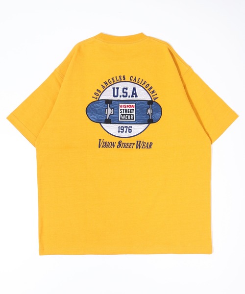 VISION STREET WEAR(ヴィジョンストリートウェア)の「【VISION STREET WEAR】刺繍 グラフィックプリントTシャツ(Tシャツ/カットソー・レディース・グレー系2/ライトグリーン系2/マスタード/ホワイト系2/ブルー/ライトグリーン系1/ホワイト系3/パープル系2/グレー系3/パープル系1/ホワイト系1/グレー系1/グレー系4/ライトグリーン系3/イエロー系1/ホワイト系4・LARGE/MEDIUM/X-LARGE)」の19枚目の写真