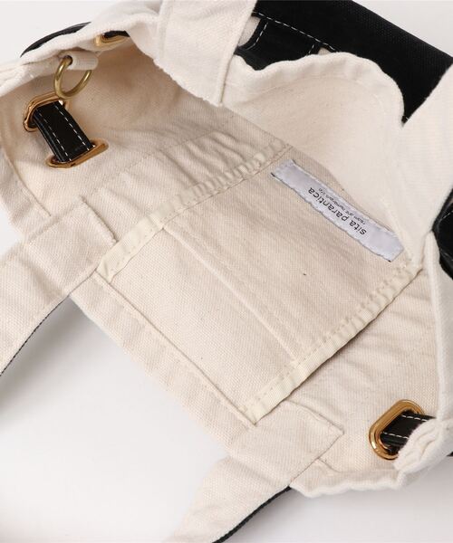 sita parantica（シータパランティカ）の「【sita parantica/シ―タパランティカ】キャンバストートバックXS（トートバッグ・レディース・ブラック/ブラウン/オリーブ・SMALL）」の9枚目の写真