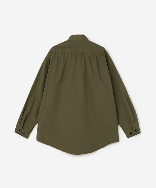 MONITALY(モニタリー)の「MONITALY | ワークシャツ WOMEN(シャツ/ブラウス・レディース・ベージュ/オリーブ・SMALL)」の11枚目の写真