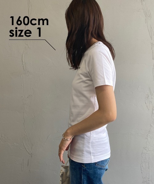 [LACOSTE/ラコステ]ワンポイントロゴベーシッククルーネックTシャツ