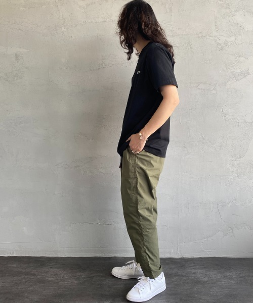 LACOSTE（ラコステ）の「[LACOSTE/ラコステ] ワンポイントロゴ ベーシッククルーネックTシャツ（Tシャツ/カットソー・レディース・ブラック/ネイビー/グレー/ホワイト・1/2/4/3/5/6）」の21枚目の写真