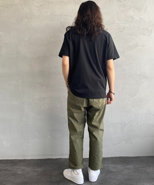 LACOSTE（ラコステ）の「[LACOSTE/ラコステ] ワンポイントロゴ ベーシッククルーネックTシャツ（Tシャツ/カットソー・レディース・ブラック/ネイビー/グレー/ホワイト・1/2/4/3/5/6）」の20枚目の写真