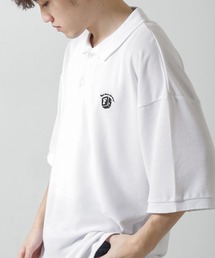 patou ビッグカラーポロシャツ patou ビッグカラーポロシャツ マイクロカノコ バイカラー