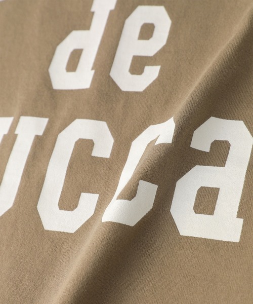 ZUCCa（ズッカ）の「カレッジLOGOロンT/長袖Tシャツ（Tシャツ/カットソー・レディース・ホワイト/ベージュ/ネイビー/ダークグレー/パープル・M size）」の11枚目の写真