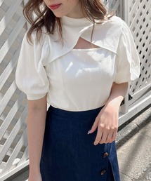 OLIVE des OLIVE | ヘルシーデコルテ半袖トップス(Tシャツ/カットソー)