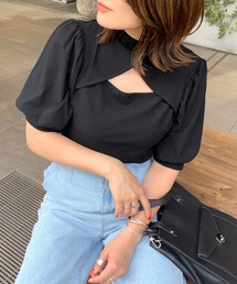 OLIVE des OLIVE | ヘルシーデコルテ半袖トップス(Tシャツ/カットソー)