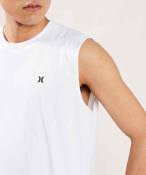 Hurley （ハーレー）の「【ムラサキスポーツ別注】Hurley/ハーレー 水陸両用 UVカット バックプリントタンクトップ/ラッシュガード MRG2200010（ラッシュガード・メンズ・ホワイト/ブラック・S/M/L）」の7枚目の写真