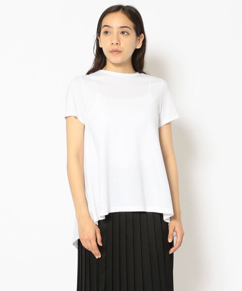 ADDICT NOIR(アディクトノアー)の「ADDICT NOIR/アディクト ノアー/Back Tulle Tops(Tシャツ/カットソー・レディース・ブラック/ホワイト・FREE)」の3枚目の写真