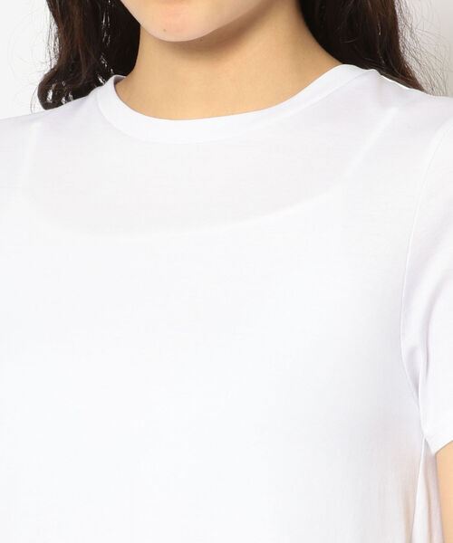 ADDICT NOIR(アディクトノアー)の「ADDICT NOIR/アディクト ノアー/Back Tulle Tops(Tシャツ/カットソー・レディース・ブラック/ホワイト・FREE)」の6枚目の写真