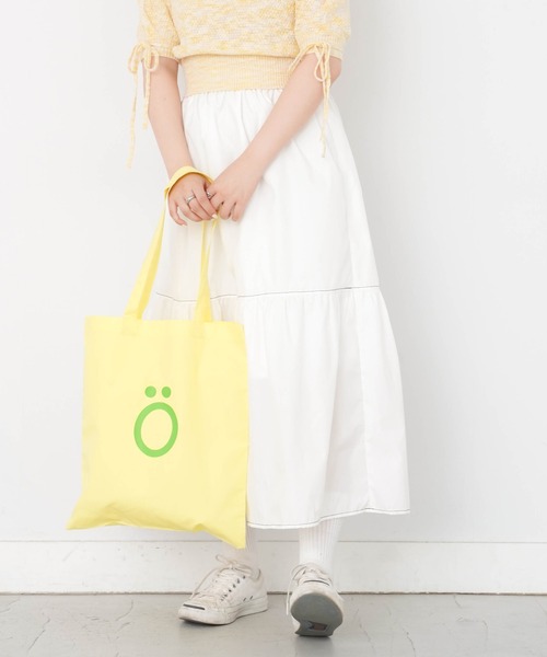 omom sot(オムオムソット)の「ポケット付き ティアードスカート omom sot(スカート・レディース・ホワイト/ブラック・M)」の3枚目の写真