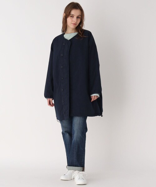 LAURA ASHLEY（ローラアシュレイ）の「機能性中綿ドロストコート（その他アウター・レディース・チャコールグレー/ベージュ/ネイビー・38）」の15枚目の写真