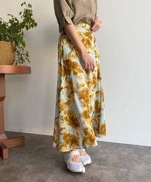 Thevon | 水彩ボタニカル柄スカート(スカート)