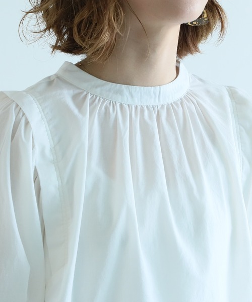 reca（レカ）の「前後2way五分袖ギャザーブラウス（シャツ/ブラウス・レディース・オフホワイト/ブラック/ピンク・MEDIUM/LARGE）」の17枚目の写真
