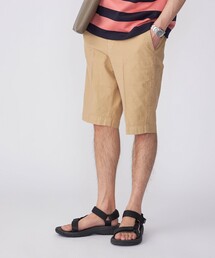 SHIPS: オーバーダイ ストレッチ オックスフォード ノープリーツ ショートパンツ