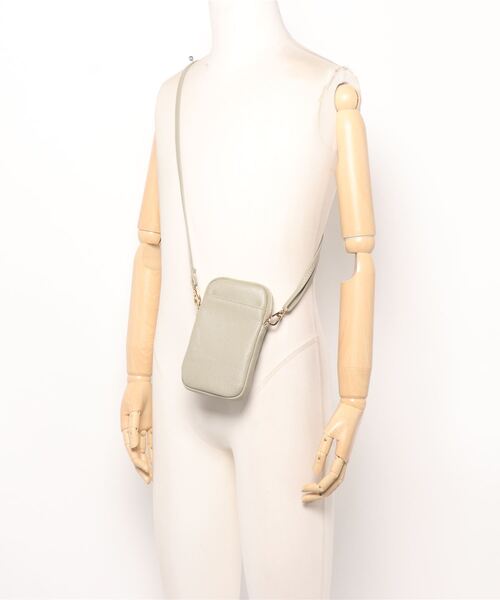 Pal collection（パルコレクション）の「バンブースマホポーチ（ショルダーバッグ・レディース・グレー/グリーン/アイボリー/ラベンダー・FREE）」の22枚目の写真