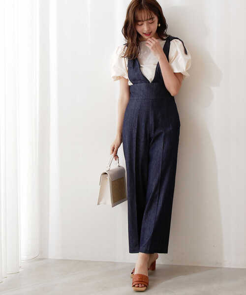 PROPORTION BODY DRESSING(プロポーションボディドレッシング)の「2WAYサロペットパンツ / 1212240504(ワンピース・レディース・ブルー/ダークネイビー・SMALL/MEDIUM)」の21枚目の写真