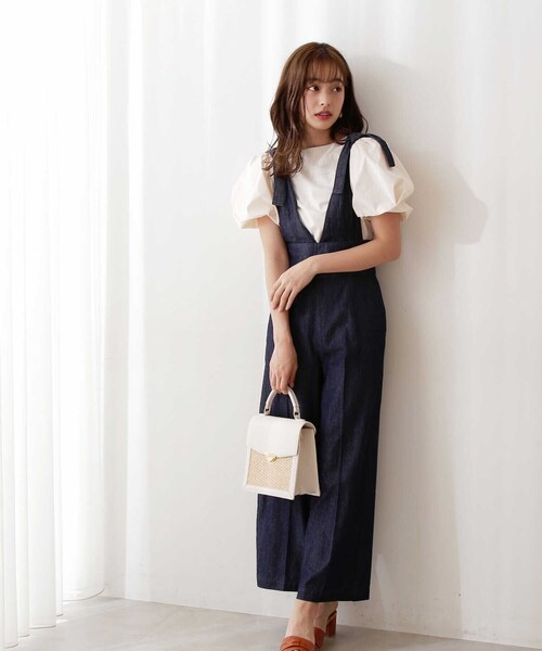 PROPORTION BODY DRESSING(プロポーションボディドレッシング)の「2WAYサロペットパンツ / 1212240504(ワンピース・レディース・ブルー/ダークネイビー・SMALL/MEDIUM)」の20枚目の写真